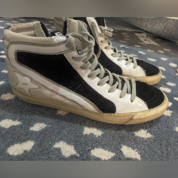Golden Goose High Top Slide Sneakers Sz 40 - Picture 3 of 10